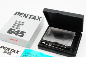 NEAR MINT PENTAX 645 AG-80 Focusing Screen Cross-Lined Mat 645N NII JAPAN - Picture 1 of 10