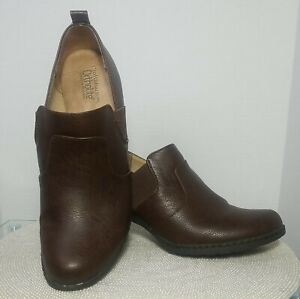 CROFT BARROW ORTHOLITE~ "Maid" Brown Slip On Shoes Women's Size 10 M Preowned