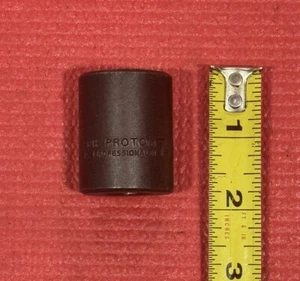 Vintage Proto Professional Tools 7428H 7/8", 1/2" Drive 6PT Impact Socket USA - Bild 1 von 5