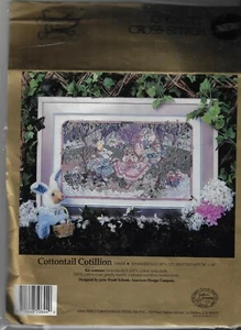 Candamar Designs Something Special~Counted Cross Stitch Kit~Cottontail Cotillion - Picture 1 of 2