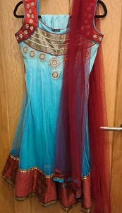 asian pakistani indian wedding/party wear dress - Picture 1 of 6