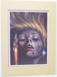 Zenya by Kelly Freas Cover Painting to E.C.Tubb Book Double Matted Print. - Picture 1 of 1