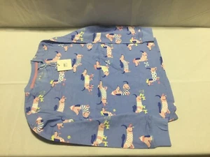 P941 CREW CLOTHING Lola 2-Piece Dog Themed LS Pajamas PJ Girls Size 11-12Y - Picture 1 of 12