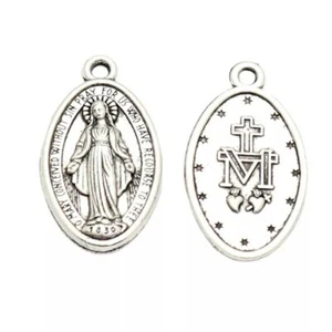 Medaglia Miracolosa Madonna | Benedetta a Sant'Antonio | Argento Anticorrosione - Foto 1 di 5