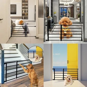 Baby Safety Gate Pet Dog Barrier Stairs & Doorways Safe Guard Door 59-100cm - Picture 1 of 7