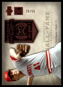 2005 Upper Deck Hall of Fame Seasons Tom Seaver 26/50 Cincinnati Reds #HFS-TS2 - Picture 1 of 2