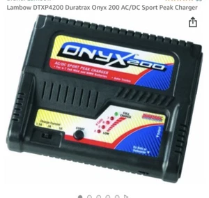 DURATRAX DTXP4200 ONYX 200 AC/DC SPORT PEAK CHARGER - Picture 1 of 3