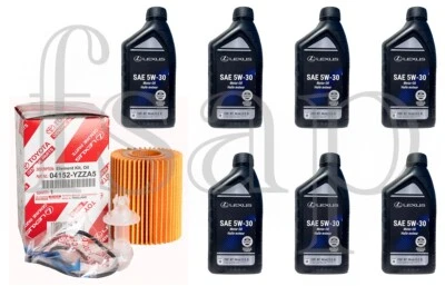 Genuine Lexus Oil Change Kit 2011 Lexus IS350 V6 3.5L 04152-YZZA5 SAE5w30 - Image 1 of 2