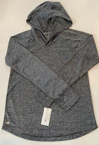 IDEOLOGY BOYS TEENS HOODED LIGHTWEIGHT GREY POLY SWEATSHIRT SIZE XL 16 NEW - Picture 1 of 3