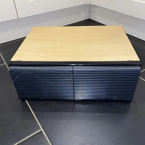 Vintage 2 DRAW DVD Storage Cabinet - Retro Home Storage - holds 36 - Picture 1 of 7