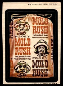1974 Topps Original Wacky Packages 6th Series Mold Rush Gum VG - EX