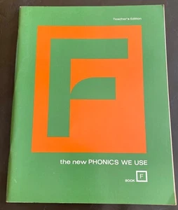 Vintage 1972 The New Phonics We Use Book F workbook  Teacher's Edition #351 246 - Picture 1 of 5