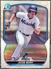 2023 Bowman Chrome Refractor Jacob Berry /499 Miami Marlins Prospect BCP-243