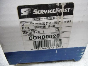NEW SERVICEFIRST COR00020 Standard Capacity Filter-Drier Block FREE SHIPPING!  - Picture 1 of 3