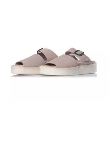Sandali donna Clarks Originals CREPE SLIDE in pelle scamosciata sabbia