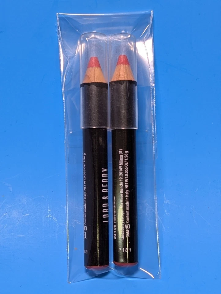 2x Lord & Berry MAXIMATTE Crayon Matte Lipsticks Intense Colour NEW - Image 1 of 3