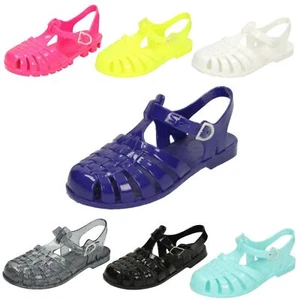 Girls Spot On Closed Toe Jelly Sandals *H2R309* - Picture 1 of 64