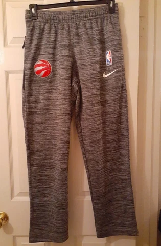 New Nike NBA Toronto Raptors Showtime Warmup Flex Pants Size M AV1433-032 elite Cover