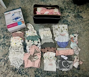 newborn baby girl clothes 0-3 months lot - Picture 1 of 8