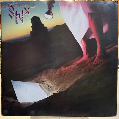 Styx  Cornerstone Vinyl LP 1979 1st Press A&M Records SP-3711 Triptych Sleeve EX - Image 1 of 4