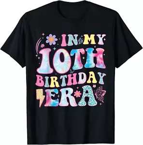 In My 10th Birthday Era Ten Bday 10 Year Old Birthday Girl T-Shirt - Picture 1 of 6