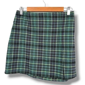 Art Class Plaid Mini Skirt Elastic Waist Casual Trendy Skater Girl XXL - Picture 1 of 12