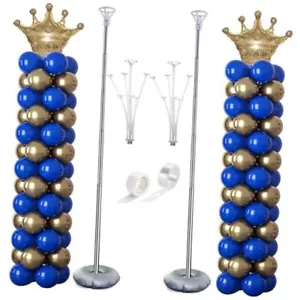 Balloon Column Stand Kit 2IN1 Balloons Holder Sets Balloon Arch stand Set of 2 - Picture 1 of 7