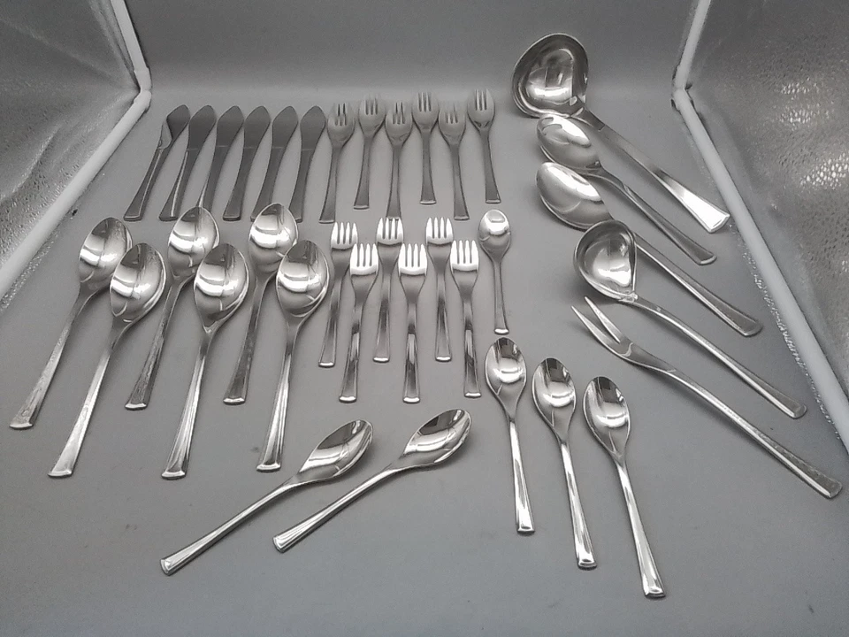 AMC Besteck,Besteckset,35-Teilig,für 6 Personen,Elypsis,18/10 Edelstahl - Bild 1 von 4