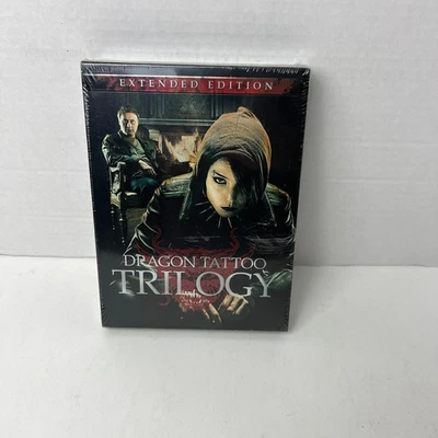 Dragon Tattoo Trilogy DVD 2010 Extended Edition Noomi Rapace New Sealed - Image 1 of 4