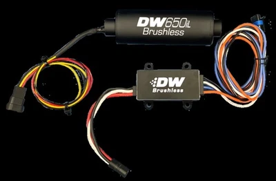 Bomba de combustible externa en línea DeatschWerks DW650iL Series 650LPH con controlador PWM Foto 1 de 3