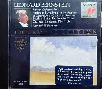 Leonard Bernstein - Russian Orchestra Pieces CD The Royal Edition Sony Foto 1 de 2