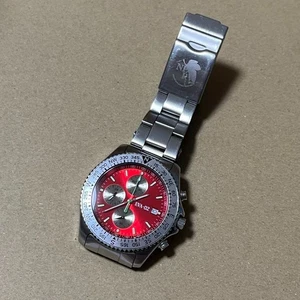 Citizen Evangelion Chronograph Watch Asuka Model w/Box - Picture 1 of 8