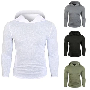 Hot New Shirt Long Sleeve Daily Dating Fall Holiday Hooded Mens Office - Picture 1 of 13