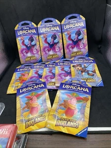 Disney Lorcana Into The Inklands 10 paquetes de refuerzo de ampollas sellados - Imagen 1 de 8