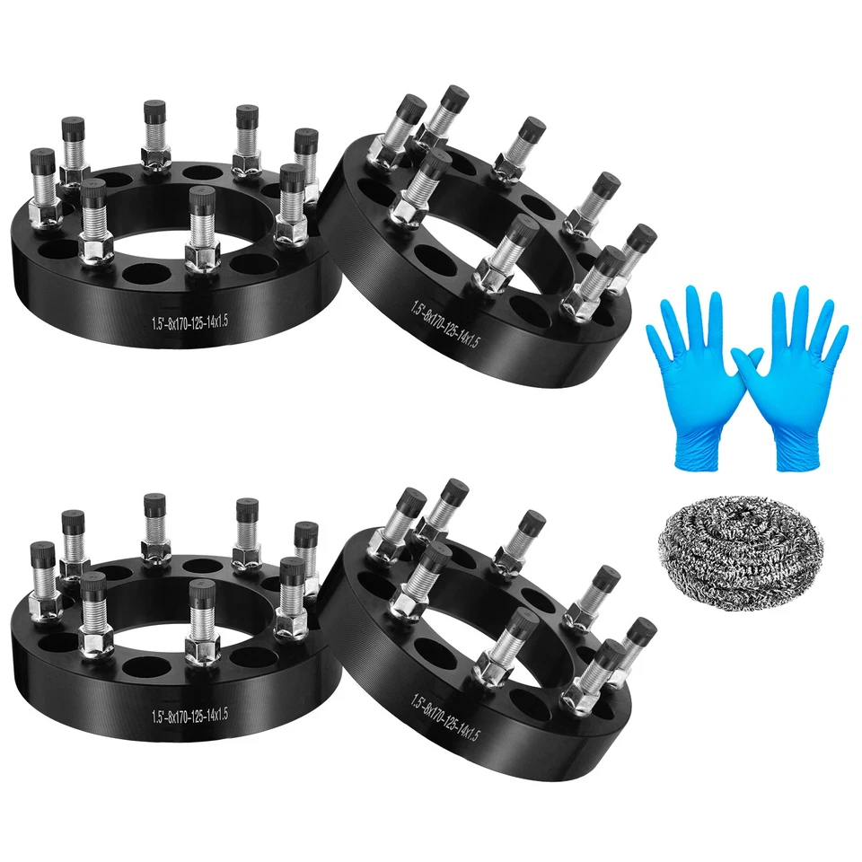 4pcs 1.5" 8x170 Wheel Spacers 125mm CB For 03-25 Ford F350 Super Duty - Image 1 of 4