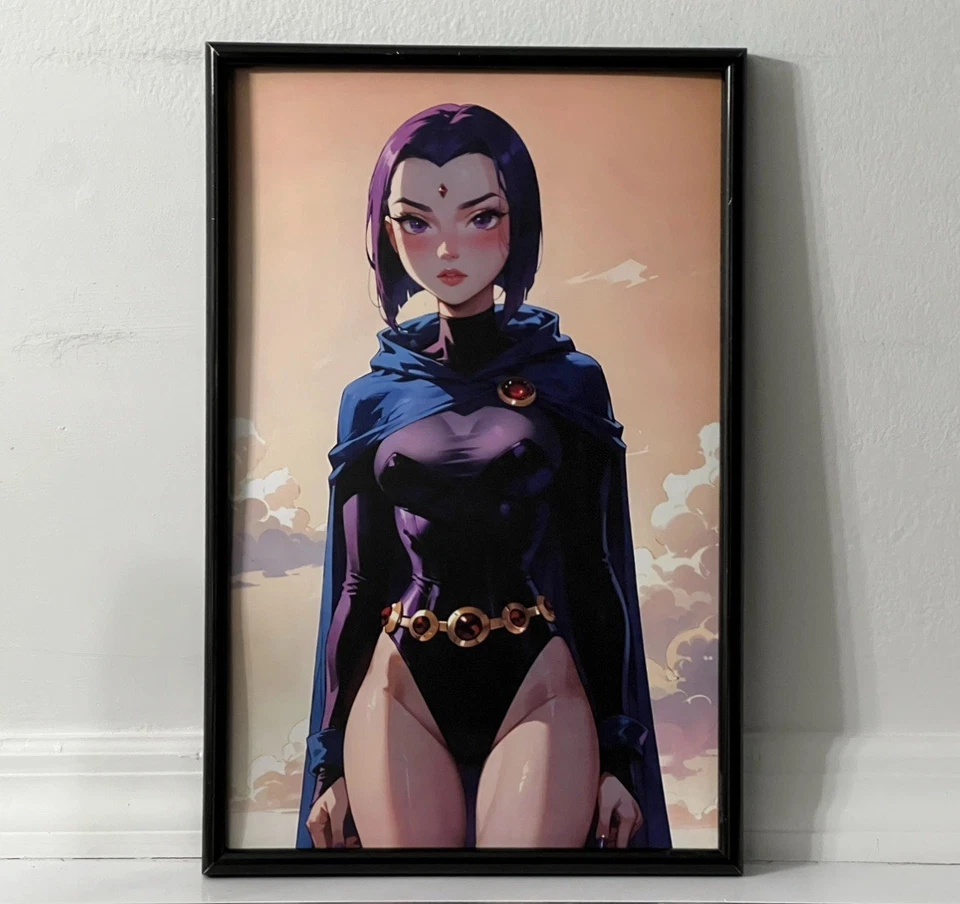 Teen Titans Raven Art Poster - image 1 of 1