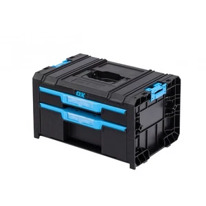 OX Tools Toolbox OX-T601802 TOOLTREK Trade 2 Drawer Tool Box - Picture 1 of 3