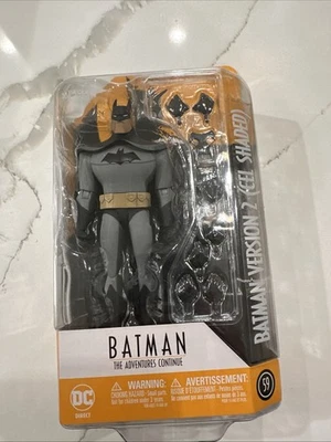DC DIRECT BATMAN THE ADVENTURES CONTINUE BATMAN VERSIÓN 2 CEL SHADED SIN USAR, EN CAJA Foto 1 de 2