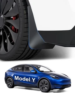 4pcs Mud Flaps for Tesla Model Y 2020-2025 No Drilling Required Splash Guards - Picture 1 of 4