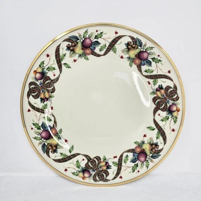 Lenox Holiday Tartan Dinner Plate 10 3/4" Dimension Collection Very Good