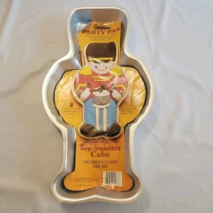 De colección Wilton Toy Soldier Baterista Niño Aluminio Pastel Sartén Navidad Vacaciones - Imagen 1 de 4
