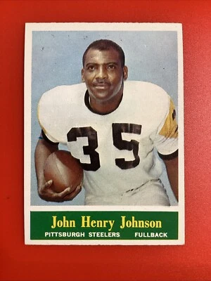 1964 Philadelphia Football FB #144 John Henry Johnson Steelers NM/MT - Image 1 of 2