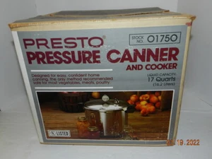 Presto Aluminum 17 Quart Pressure Canner & Cooker, Model 01750 In Original Box - Picture 1 of 6
