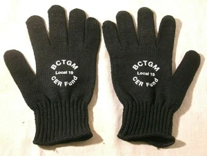 BCTGM Local 19 Men/Women Winter Knit Casual Gloves Stretch One Size Fits All - Picture 1 of 2