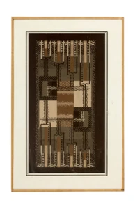 GOUACHE PROJET DE DECORATEUR TAPIS EPOQUE ART DECO 1930 (84) - Picture 1 of 4