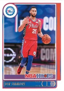 Ben Simmons 2021-22 Panini NBA Hoops Basketball Base Card #17 Philadelphia 76ers - Picture 1 of 2