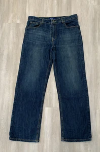 Arizona Jean Co Straight Fit Original Size 10 Husky Boys (32x28) Blue Denim - Picture 1 of 9