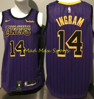 Camiseta deportiva Swingman BRANDON INGRAM Los Angeles LAKERS Nike WISH púrpura EDICIÓN CIUDAD Foto 1 de 4