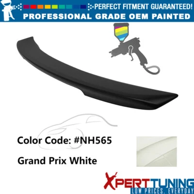 Fits 06-07 Honda Accord OE Style Rear Trunk Spoiler ABS #NH565 Grand Prix White Foto 1 de 3