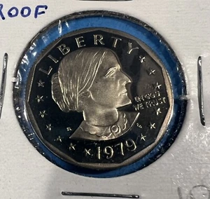 1979 S PROOF Susan B Anthony Dollar FG US Mint One Dollar Type I Coin - Picture 1 of 4
